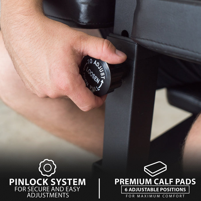Synergee Seated Calf Raise Machine - Sweatfully