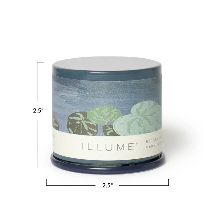 Hidden Lake Demi Vanity Tin Candle - Sweatfully