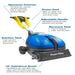Powr-Flite 16" Compact Automatic Floor Scrubber & Grout Cleaner - Sweatfully