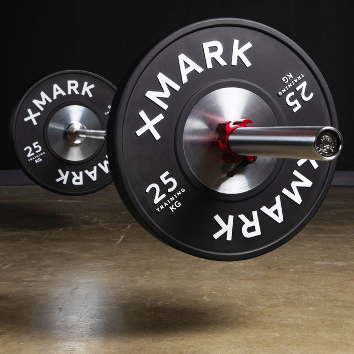 XMARK Catahoula IWF Men’s Training Bar, 190,000 PSI, 28mm Grip, US Cerakote CATAHOULA-RED - Sweatfully