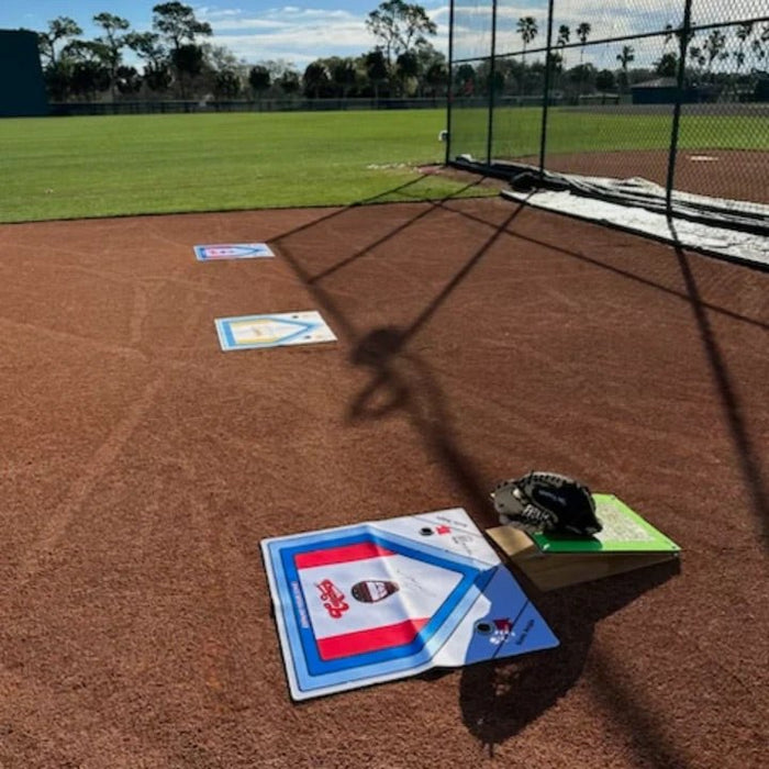 Catcher's Resistance Training (CRT) Belt + Catcher's Zone Mat Bundle - Sweatfully