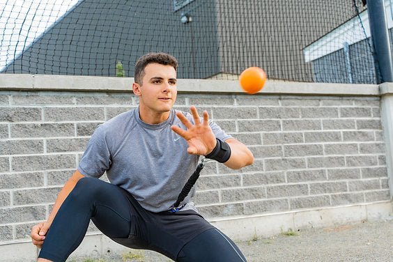Catcher's Resistance Training (CRT) Belt + Catcher's Zone Mat Bundle - Sweatfully