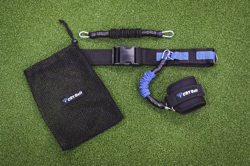 Catcher's Resistance Training (CRT) Belt + Catcher's Zone Mat Bundle - Sweatfully