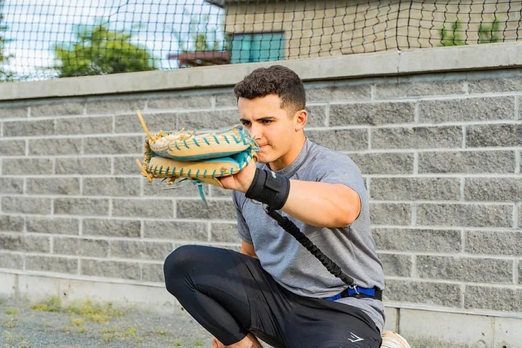 Catcher's Resistance Training (CRT) Belt + Catcher's Zone Mat Bundle - Sweatfully