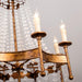 Chappell 8-Light Rustic Gold Candle Style Empire Chandelier - Sweatfully