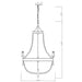Chappell 8-Light Rustic Gold Candle Style Empire Chandelier - Sweatfully