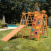 Chestnut 8-in-1 Jungle Gym for Toddlers | Indoor & Outdoor Wooden Playset - Sweatfully