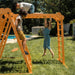 Chestnut 8-in-1 Jungle Gym for Toddlers | Indoor & Outdoor Wooden Playset - Sweatfully
