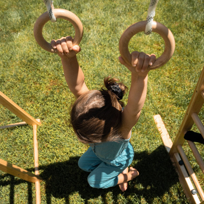 Chestnut - 8-in-1 Jungle Gym for Toddlers - Sweatfully