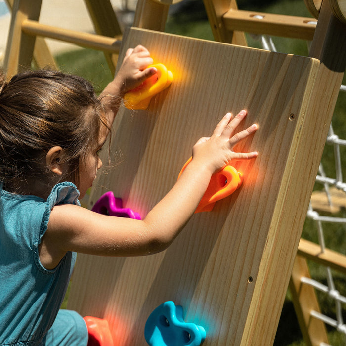 Chestnut - 8-in-1 Jungle Gym for Toddlers - Sweatfully