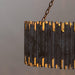 Chouinard 3-Light Natural Wooden Drum Chandelier - Sweatfully