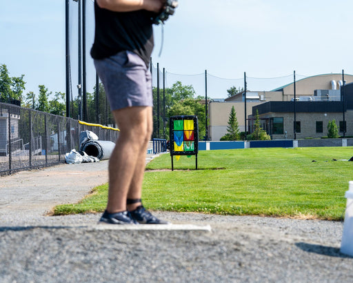 Colored 6 Hole Pitch Target - Sweatfully