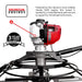 30" Portable Honda Concrete Power Trowel with 18ft Bull Float Handle GX35 - Sweatfully