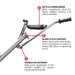 36" Concrete Power Trowel 6HP Kohler Float Pan Screed Edge Cement Finishing Tool - Sweatfully