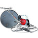 46" Concrete Power Trowel 8.5HP Honda Combo Blades and Float Pan Cement Finishing Tool - Sweatfully