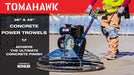 36" Concrete Power Trowel 6HP Kohler Float Pan Screed Edge Cement Finishing Tool - Sweatfully
