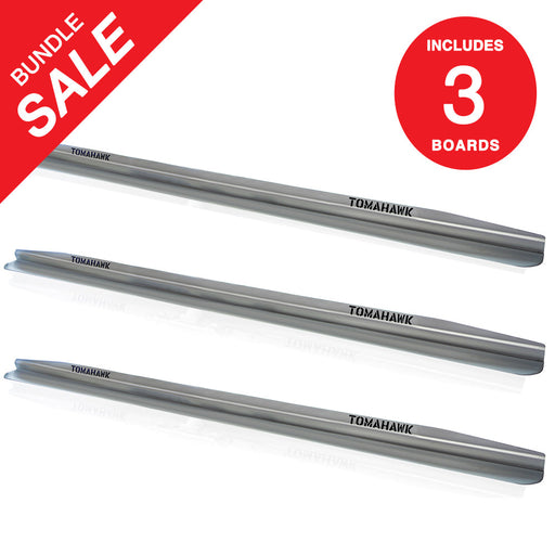 Tomahawk PRO Series Magnesium Concrete Screed Blade Bundle (Choose 3 Boards) - Sweatfully