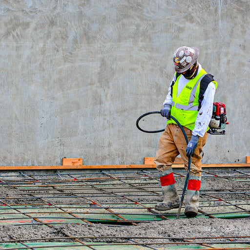 21 ft Concrete Vibrator Flexible Shaft Hose For Concrete Backpack Vibrator - Sweatfully