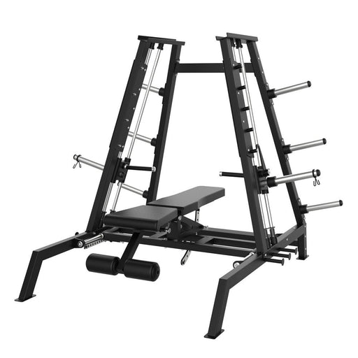 Excel Convergent Bench / Incline / Decline Press Combo - Muscle D Fitness - Plate Load Chest Press - Band Compatible - Sweatfully
