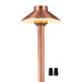 Gardenreet Solid Brass Low Voltage Landscape Pathway Light, LED Outdoor Accent Path and Area Light(Hat 2401) - Sweatfully