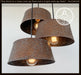 Ornate Copper CHANDELIER TRIO Light - Sweatfully
