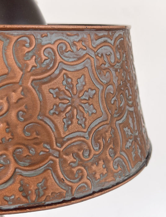 Ornate Copper CHANDELIER TRIO Light - Sweatfully