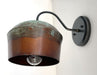 COPPER Handcrafted Rustic Farmhouse Wall Sconce Light - Sweatfully