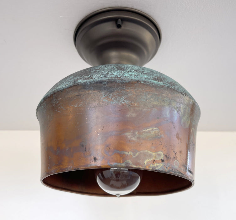 Handcrafted Copper Farmhouse Ceiling Light - Sweatfully