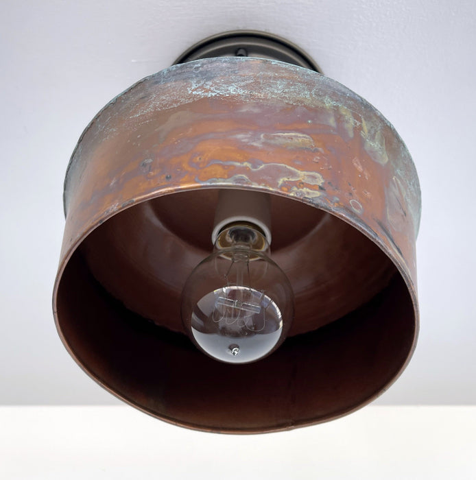 Handcrafted Copper Farmhouse Ceiling Light - Sweatfully