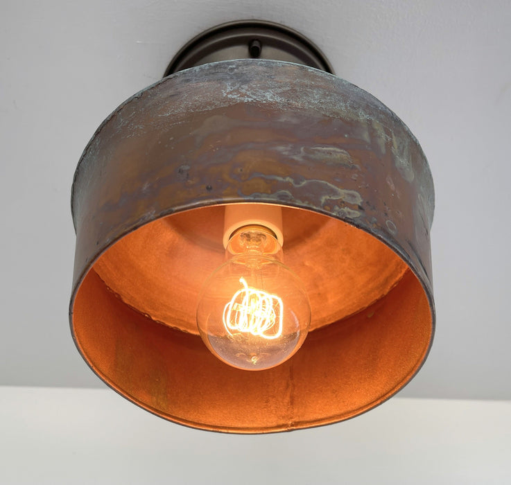 Handcrafted Copper Farmhouse Ceiling Light - Sweatfully