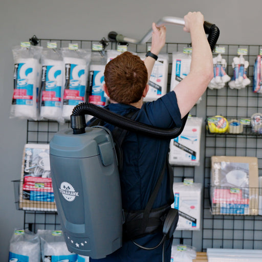 Electric Backpack Vacuum 6 qt Lightweight Commercial High-Performance Cleaning Solution - Sweatfully