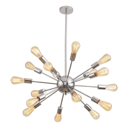 Cordell 18-Light Chrome Sputnik Sphere Chandelier - Sweatfully