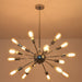 Cordell 18-Light Chrome Sputnik Sphere Chandelier - Sweatfully