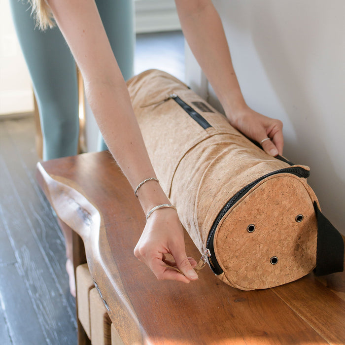 Cork Yoga Mat Carrier - Sweatfully