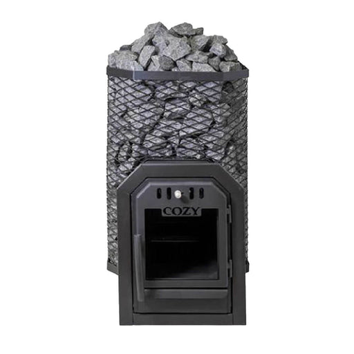 Cozy Heat Thru-Wall Wood Fired Sauna Heater Stove [COZY TW] (SAK82634) - Sweatfully