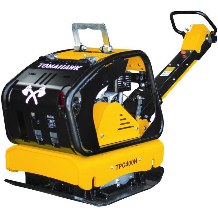 9HP Reverse Plate Compactor Honda GX270 Electric Start 11,690 lbs/ft² for Granular Cohesive Soil Compaction - Sweatfully
