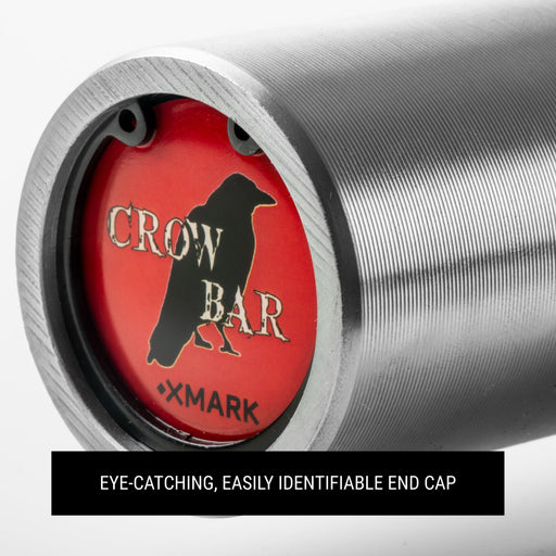 XMARK Crowbar EZ Curl Barbell, Fits Olympic Plates CROWBAR-CURL - Sweatfully
