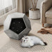 25.98'' Modern Pet Furniture Cat Carrier, Sofa Side Table, Planter MDF Multifunctional Furniture, Burmese Sumac - Sweatfully