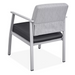 Uline Downtown Guest Chair - Standard, Black/Gray H-9131BL/GR - Sweatfully
