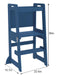 Date - 4 in 1 Kitchen Tower, Desk, Step Stool and Chalkboard - Sweatfully