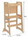 Date - 4 in 1 Kitchen Tower, Desk, Step Stool and Chalkboard - Sweatfully