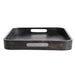Decorative Mango Wood Tray with Handles, Black - Sweatfully