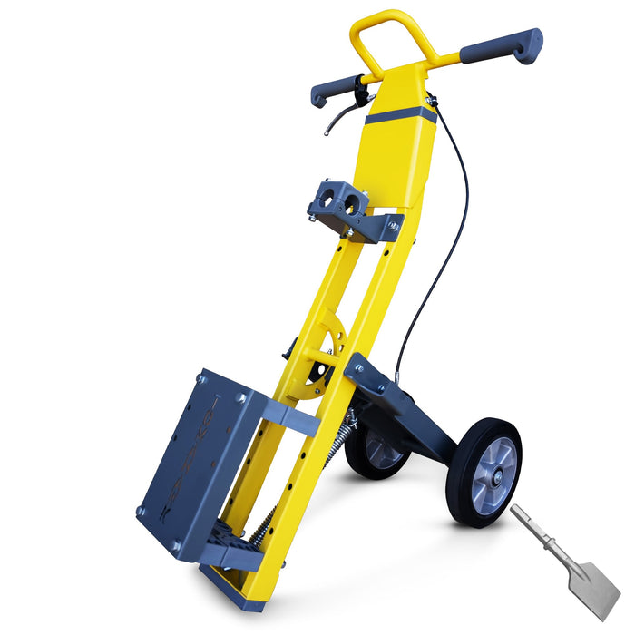 Tomahawk Demo Hammer Trolley – Heavy-Duty Universal Jackhammer Support Anti-Vibration Ergonomic Design for Effortless Demolition - Sweatfully