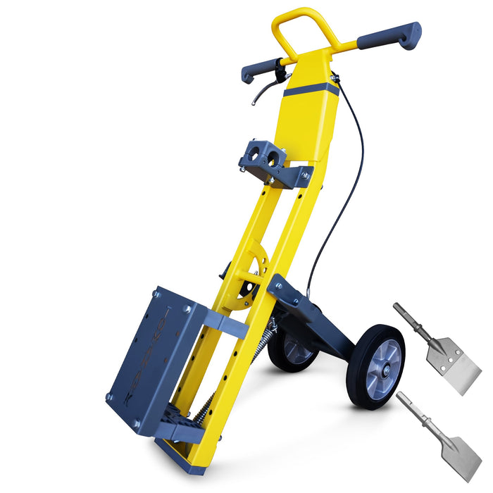Tomahawk Demo Hammer Trolley – Heavy-Duty Universal Jackhammer Support Anti-Vibration Ergonomic Design for Effortless Demolition - Sweatfully