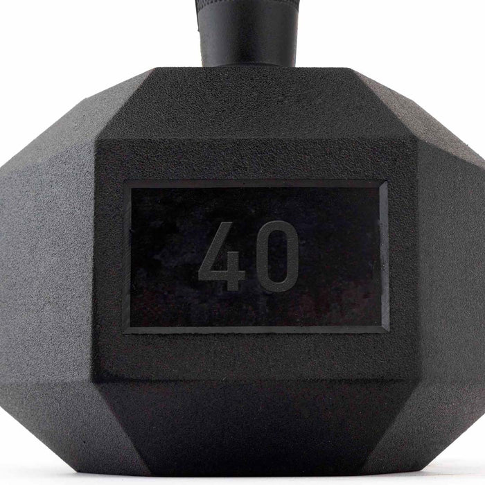 Rubber Hex Dumbbells (Pair) - Sweatfully