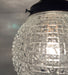Authentic Antique Diamond Glass Ceiling Light - Sweatfully