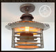 TOTALLY UNIQUE! Vintage Industrial Flush Mount Ceiling Light Rustic Distressed - Sweatfully