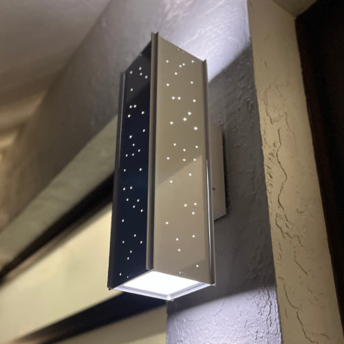 RadiantLight Peek-a-Boo Wall Sconces  - Outdoor Wall Lights - Sweatfully