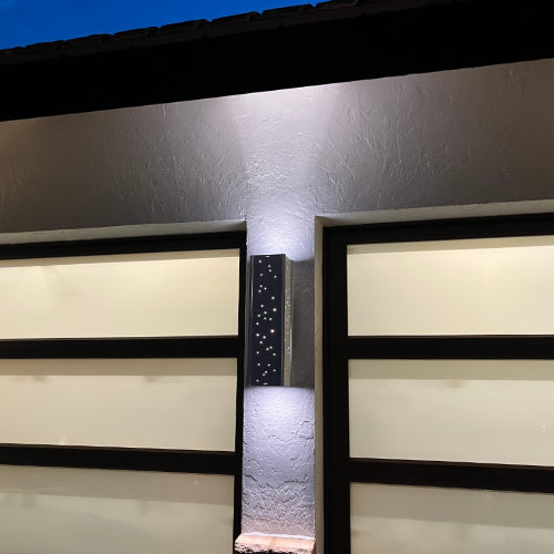 RadiantLight Peek-a-Boo Wall Sconces  - Outdoor Wall Lights - Sweatfully