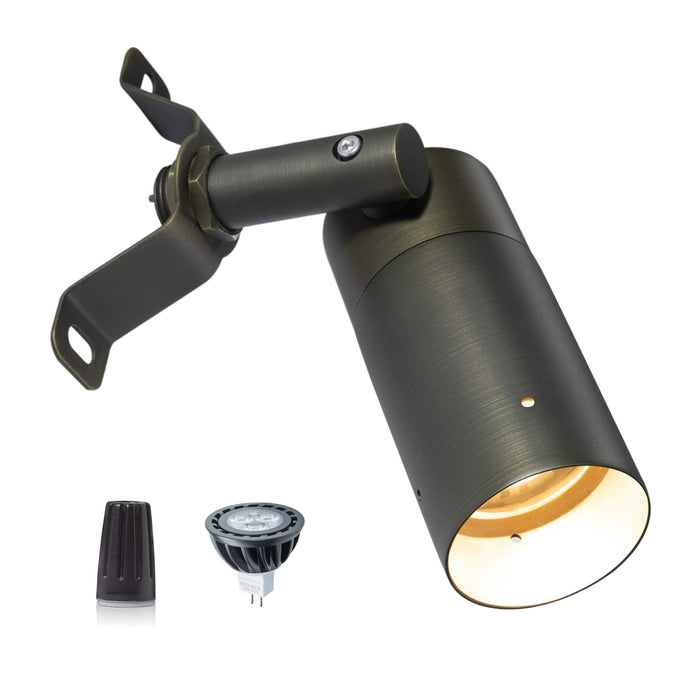 Gardenreet Brass Low Voltage Down Lights, 12V Outdoor LED Landscape Spot Downlights for Tree Garden Yard Architectural (2603) - Sweatfully